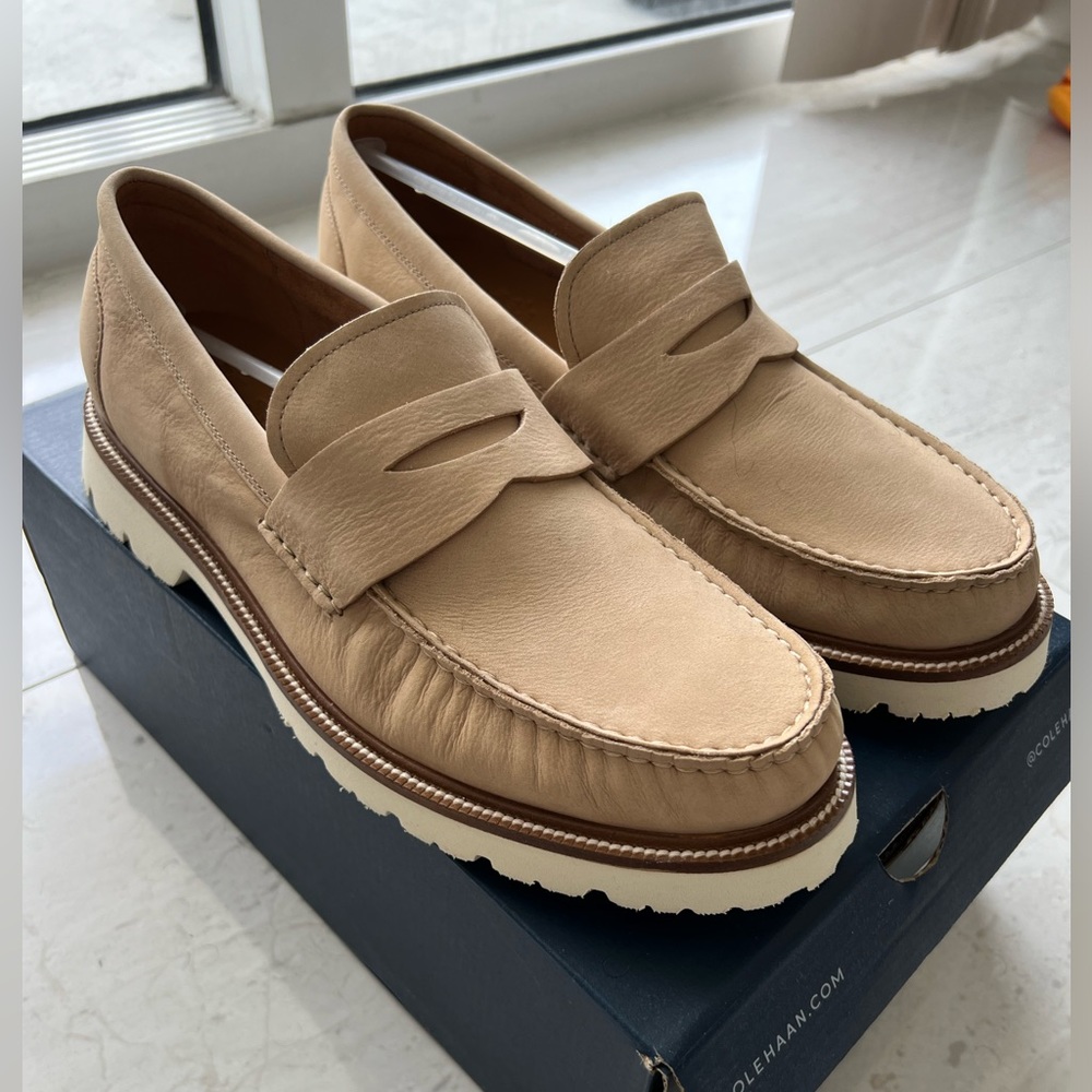 Cole Haan Tan Loafers